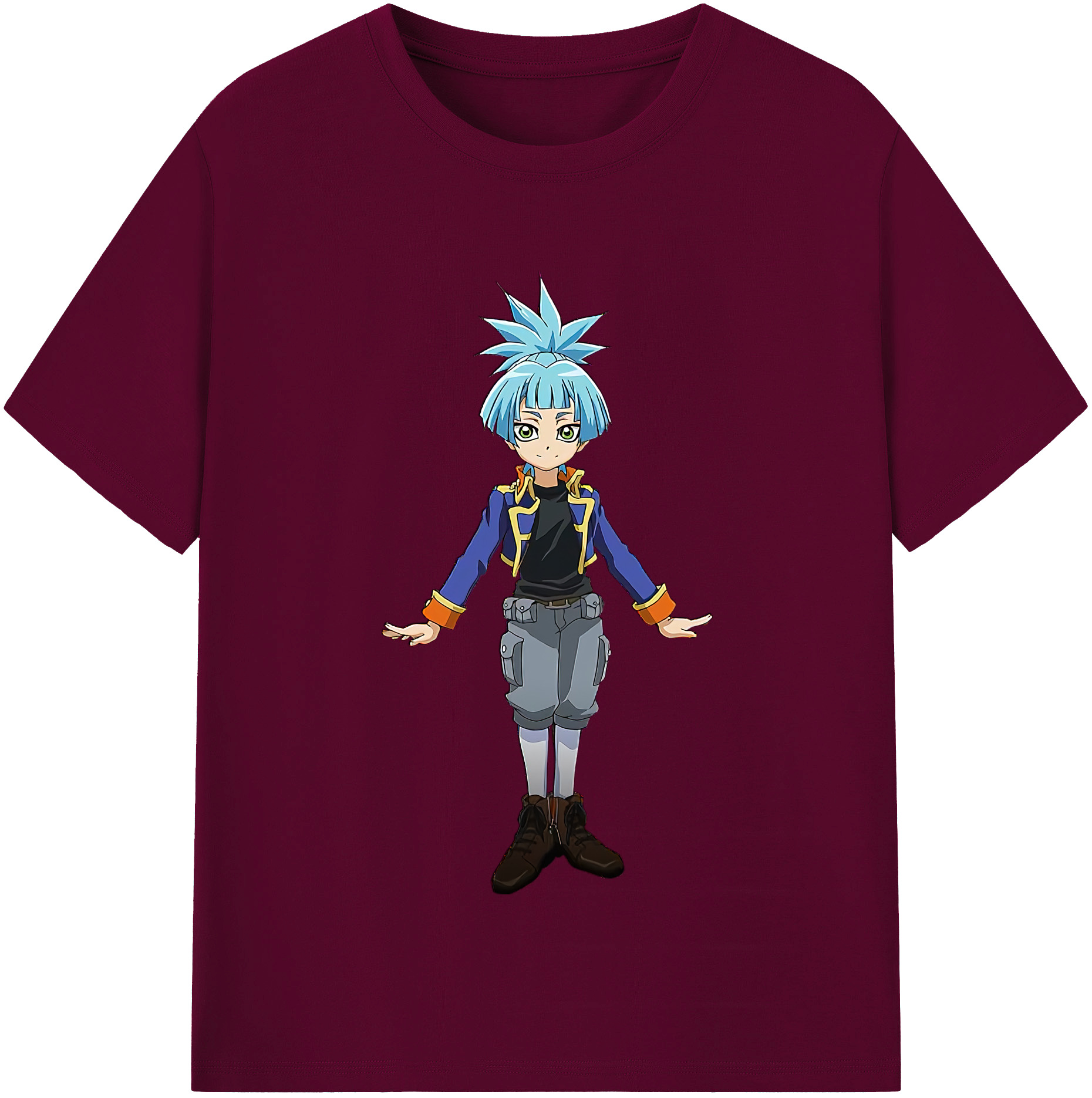 （画像用） 遊☆戯☆王 Yu-Gi-Oh! レディースカジュアルプリントTシャツ（綿100％）